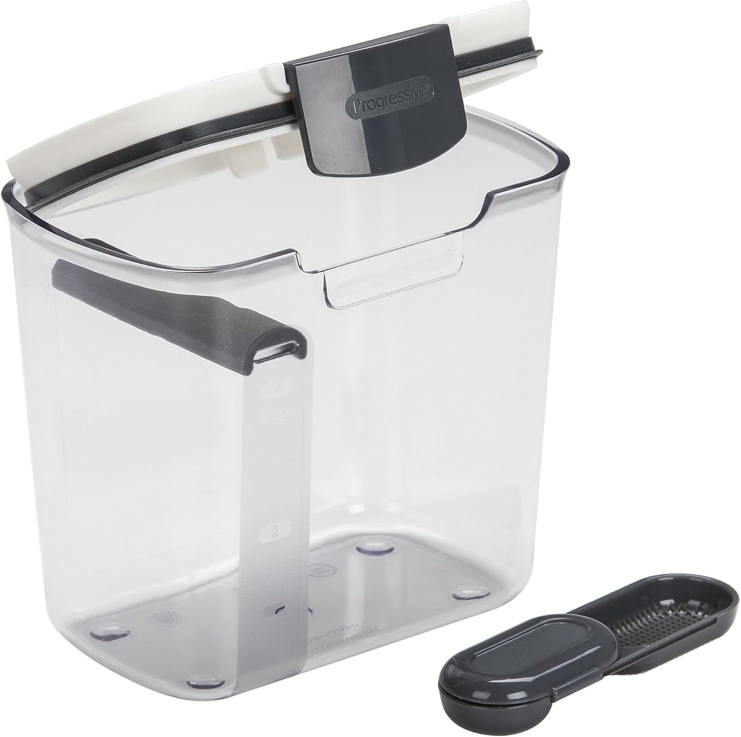 1 Quart Airtight Powdered Sugar Storage Container – Grey, Bpa-Free Plastic