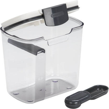 1 Quart Airtight Powdered Sugar Storage Container – Grey, Bpa-Free Plastic