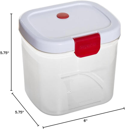 Brown Sugar Keeper with Lid – 1.5-Quart Airtight Container for Moisture Control