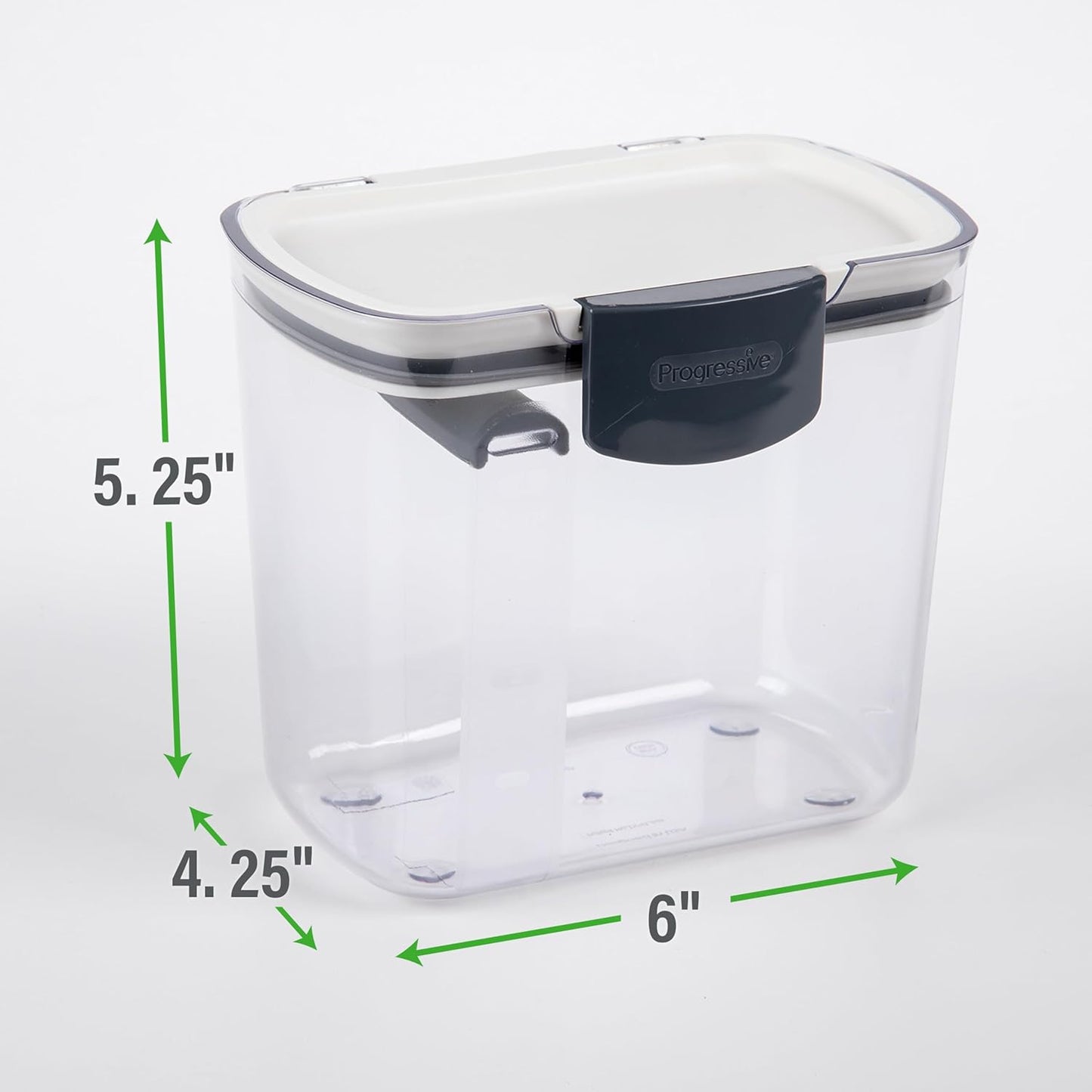 1 Quart Airtight Powdered Sugar Storage Container – Grey, Bpa-Free Plastic