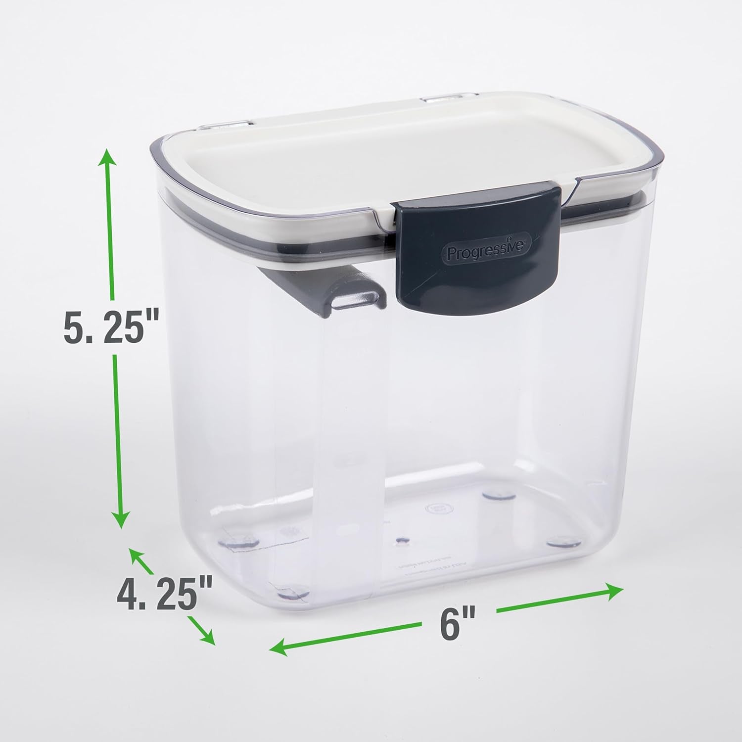 1 Quart Airtight Powdered Sugar Storage Container – Grey, Bpa-Free Plastic